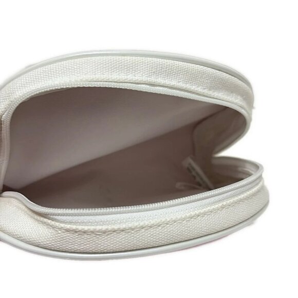Dior Beauty - Pink White Cotton Canvas Leather Pouch - Picture 5 of 6